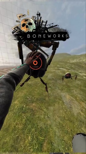 Boneworks VR Gameplay: Interacting with Mechanical Creatures