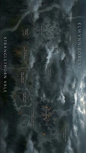 Duskwood Map Remastered #wow #worldofwarcraft #warcraft #duskwood