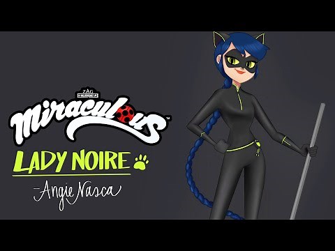 MIRACULOUS | 🐞 SPEED DRAWING - LADY NOIRE ✍ | Tales of Ladybug and Cat Noir