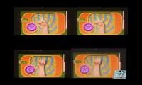Mix of 4 videos from youtube : Oobi Dance Sparta Remix (All Versions)
