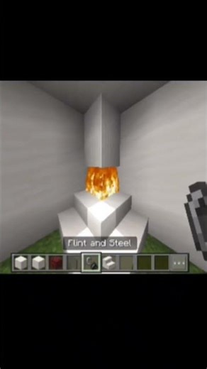 Minecraft fireplace build tutorial🔥