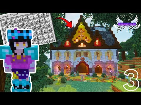I Built a Fantasy Manor Iron Farm in Interstellar SMP