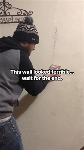 Drywall Repair Before and After (Satisfying Fix)