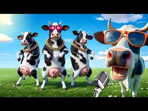 FUNNY COW DANCE 111 │ Cow Song & Cow Videos 2024 | Cow dance mix | funny dancing cow | gay