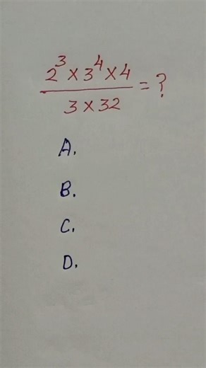 Math Simplify#shhort#maths#exponents#power#easymaths