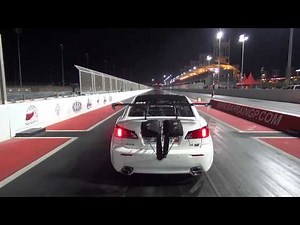 EKanooRacing's Lexus ISF Twin Turbo Crash