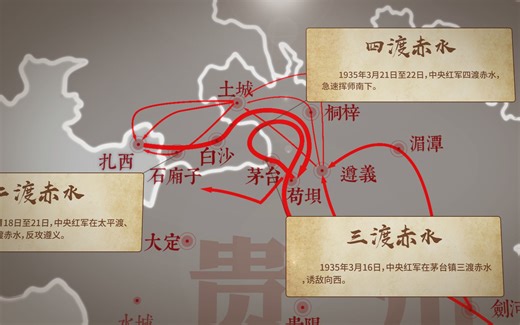 长征详细路线图