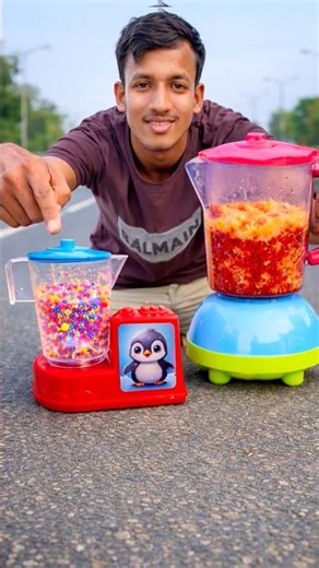 Tiny Toy mixer Vs Battery operate mixer machine unboxing 🔥😳 #shorts