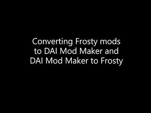 Frosty Mod to DAIMM and DAIMM to Frosty Mod