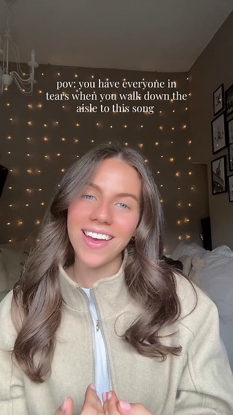 pov: you have everyone in tears when you walk down the aisle to this song 🤍 #wedding #bridetobe #aislesong #weddingsong #cover