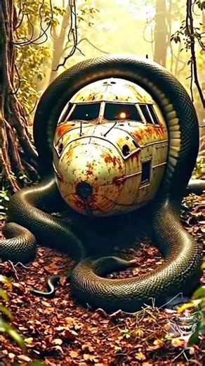 Naturel Snake 🌴 and feel the sound 📢 Amazon Old and Big Snake🐍 #snake #nature #shorts