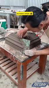 Pillar cap making process🥰 #CementCraftIdeas #parepetroofing #pillardesign #housewindowdesign #windowdesign #reliefdesign | John Protein