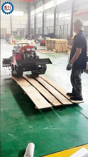 35HP Tracked Mini Cultivator with Low Price #rotarytiller #tractor #minitractor #cultivator #tiller