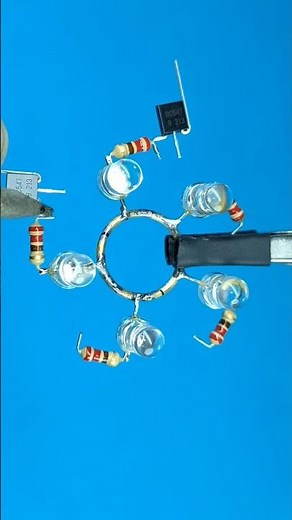 LED Chaser Light Circuit Using CD4017 and NE555 IC