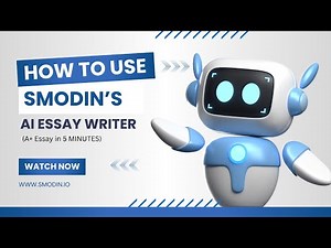 How to Use Smodin’s AI Essay Writer (A+ Essay in 5 MINUTES)