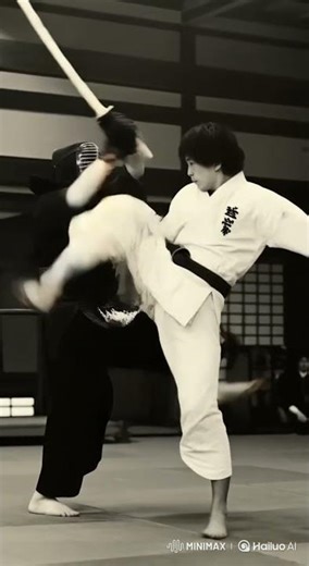 High-Speed Fight: Kendo Sword vs Karate Punches