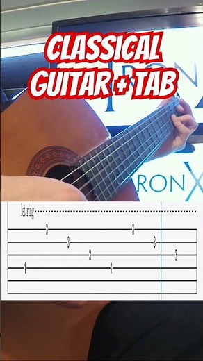 Classical Guitar + TAB #classicalguitar #guitarlesson #guitartutorial