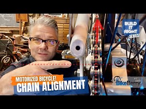How To Keep Your Chain Straight | TruingThe Chain Pathway On Your Motorized Bike | Bike Berry