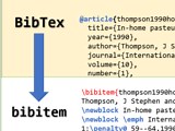 Bibtex to bibitem converter 1.10