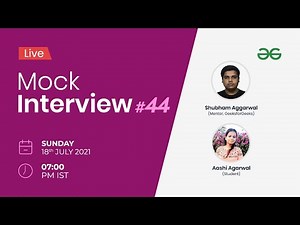 Live Mock Interview #44