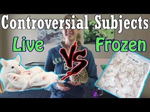 Con-Sub: Feeding Live vs Frozen Prey