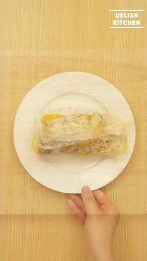 フライパン不要！鶏ささみかぼちゃロールの作り方 ｜ How to make Chiken Tender Roll With Pumpkin
