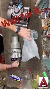Breaking down a Dyson Bagless Vacuum (DC17) Cyclone for a clients yearly service!