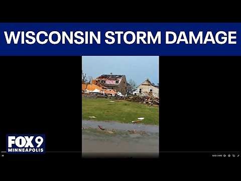 Reported tornado rips through Menasha, Wis., causes widespread damage