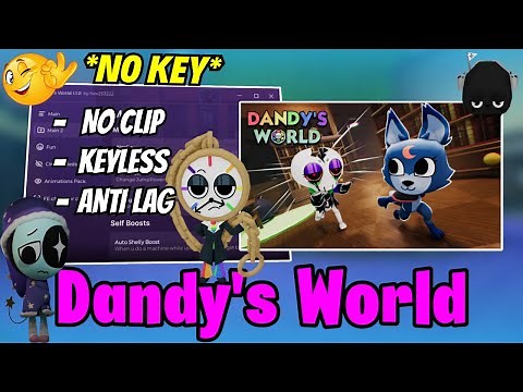 🔥 Dandy’s World Script (Keyless) | Hex Hub Script | No Clip, Fake Admin, Anti Lag & More | Roblox