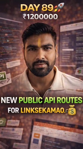 Day 89: Built Public API Routes 🚀 | Backend Development for Linksekaamo.com #devlife #buildinpublic