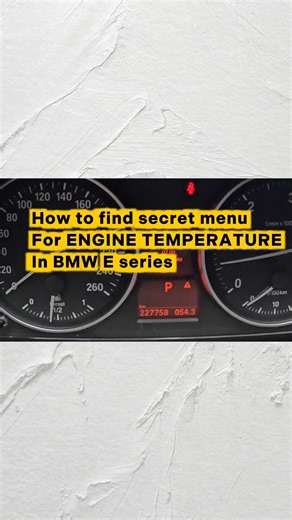 43K views · 178 reactions | HOW TO ACCESS COOLANT TEMPERATURE SECRET MENU ON BMW E-SERIES #bmw #bmwe90 #diagnostic #coolanttemperature #mechanicguide #autotech #AutoExplain cre: BMWhale | Auto Explain-Explains Everything About Automotive | Facebook