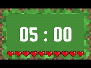 5-Minute Timer | With Lofi Music & Alarm Bell | Minecraft Gaming Inspired 🎮 🌳