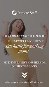 12K views | Uy, Mars! May opening dito, try mo!  100% remote work pa!  ⬇️ Check the comment section for the full details! #remotestaff | Remote Staff Philippines | Facebook