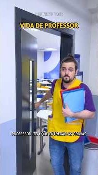 VIDA de PROFESSOR é assim? | @CUNHALUCASS