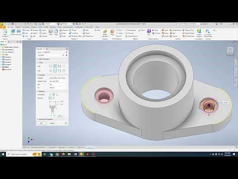 4.5 Shaft Support Assembly - How to model the base parts. Part II: Bearing