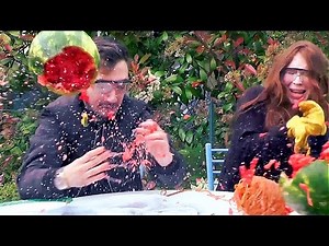 WATERMELON EXPLOSION CHALLENGE en Couple ! PASTÈQUE QUI EXPLOSE EN LIVE !