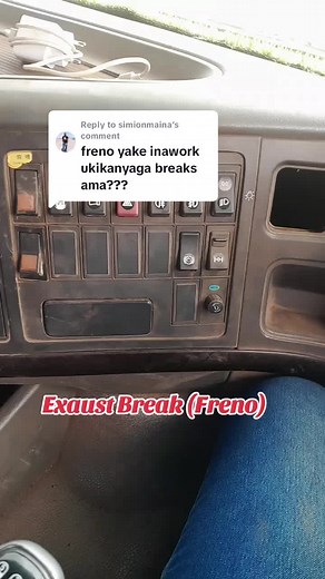 How to Engage Exaust Break in SINOTRUK HOWO