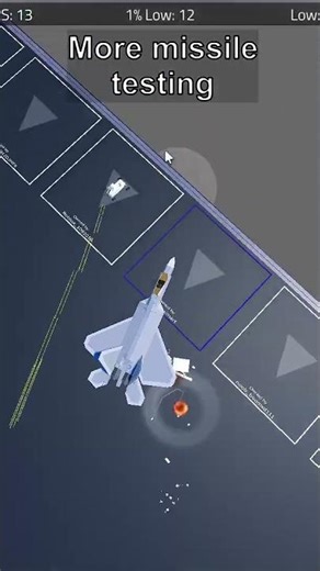 More Missile Testing #roblox #planecrazy #shorts