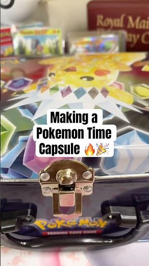 I Made A Pokemon Time Capsule! 🔥 Pt. 1 #pokemon #part1 #timecapsule #pokemontcg #pokemoncards