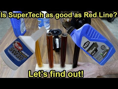 Is SuperTech Synthetic Oil as good as Red Line? Let's find out!