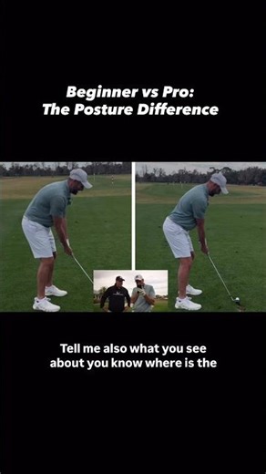 Do you see how your posture will affect your golf game?