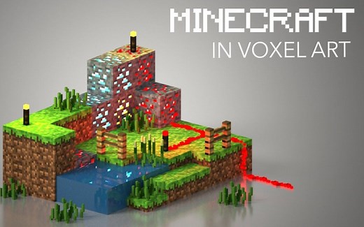 Voxel art - Minecraft - MagicaVoxel