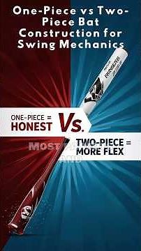 One-Piece vs Two-Piece Bats: Which Builds Better Swing Mechanics?