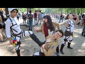 Survey Corp's Day Off | Attack on Titan Cosplay Vlog | (ft. Eren, Mikasa, Sasha, and Maid Levi)