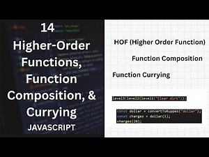 Higher-Order Functions, Function Composition, and Currying