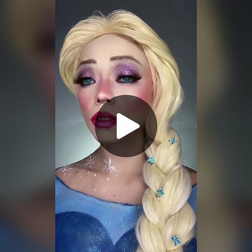 Elsa Frozen Makeup Transformation Tutorial
