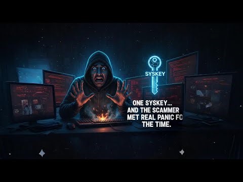 The Day I Put a SYSKEY on a Scammer’s Computer and He Almost Lost His Mind