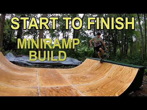 Building the PERFECT BACKYARD MINIRAMP