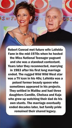 Robert Conrad & LaVelda Fann’s Pageant-to-Marriage Story