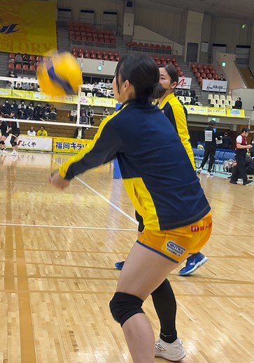 福岡ギラソールNo.7 福島世奈選手の練習風景